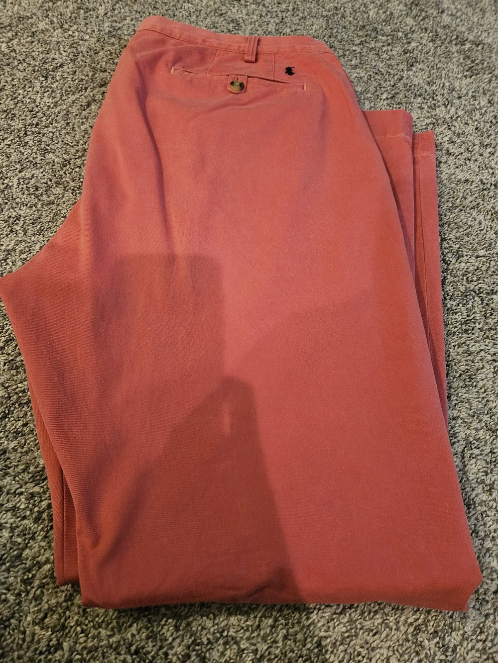 Polo by Ralph Lauren Men's Coral-Red Cotton Chinos